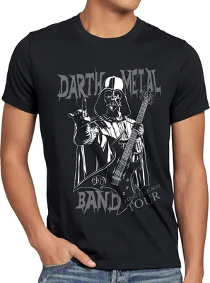Produktbild von style3 Darth Metal Band Herren T-Shirt, Größe:4XL, Farbe:Schwarz