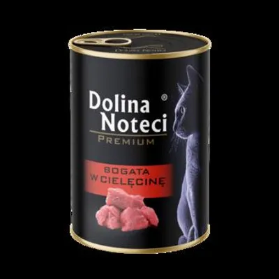 Zdjęcie produktu dla Dolina Noteci Premium dla kota bogata w cielęcinę 400g, Dorosły, Każda rasa, Cielęcina, Wołowina, Kurczak, Wieprzowina, 400 g