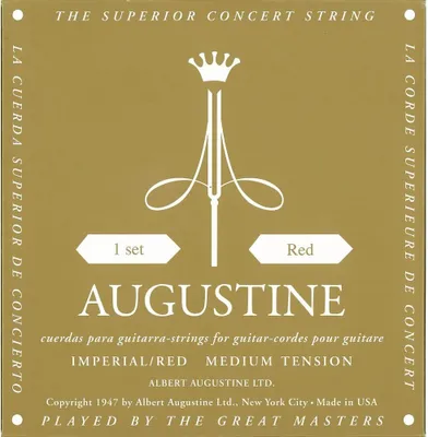 Produktbild von Augustine Imperial red - Satz, medium tension