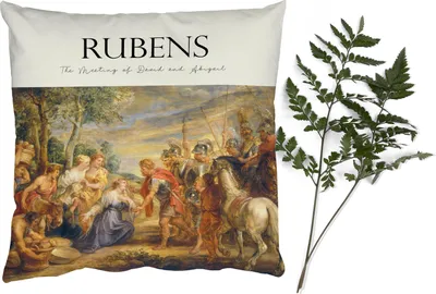 Produktbild von MuchoWow® Zierkissen Sofakissen Wohnzimmer Dekokissen 40x40 cm Kunst - Rubens - Alte Meister - Foto Kissen - Schlafzimmer Dekoration