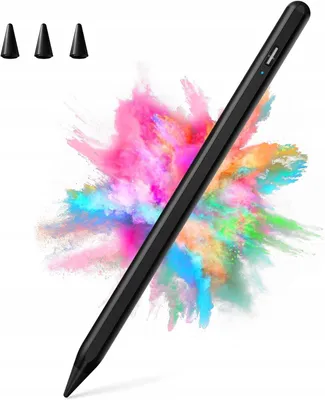 Zdjęcie produktu dla Stylus Pen Do Ipada 2018-2022 Z Funkcją Odrzucania Dotyku Dłonią- Czarny
