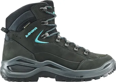 Produktbild von Lowa Damen Renegade Evo GTX Mid S Wanderstiefel (schmal) ASPHALT/TUERKIS 42.5