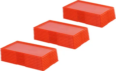 Produktbild von 30 Stück Deckel für Eurokasten 60 x 40 cm E1 E2 E3 Rot