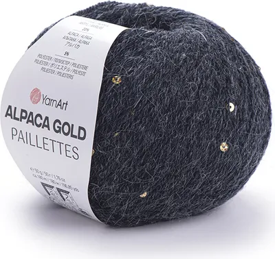 Obrázek produktu pro Příze Alpaca Gold Sequin 10 x 50 g 9314