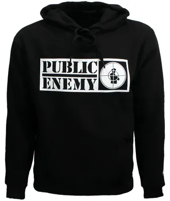 Zdjęcie produktu dla Bluza z kapturem Public Enemy Crosshairs z logo na rękawach – rozmiar M