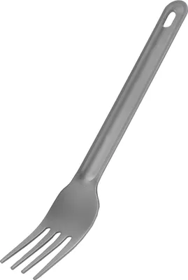 Image de Set de couverts en métal léger et résistant à l'usure en titane pour cuillère pour le camping en plein air(Titanium Fork)