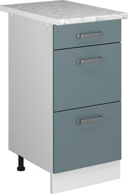 Obrázok produktu pre Spodná skrinka Vicco R-Line Modrošedá 40 cm so zásuvkami, Model 41800