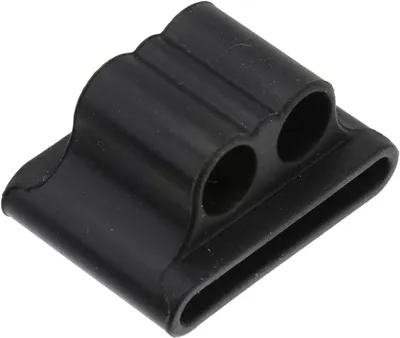 Produktbild von Kopfhörerhalterung – Schutz für Kopfhörer – Stoß- und kratzfest – 2,6 x 1,3 x 1,8 cm – Schwarz