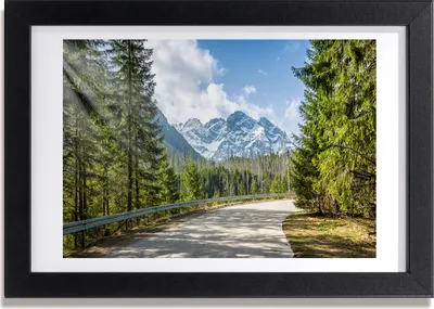 Produktbild von Bild 30x20 MDF-Rahmen, Wandkunst Straße Tatry