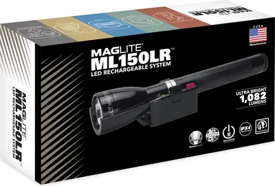 Produktbild von MAGLITE ML150LR LED Rechargeable. Superschnell aufladbare LED Taschenlampe.