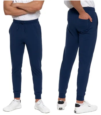 Immagine prodotto di Moraj | Pantaloni da jogging - Taglia L - Pantaloni da uomo blu scuro - Pantaloni sportivi - Cotone