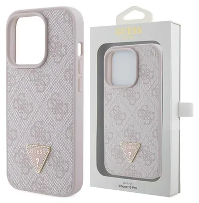 Obrázek produktu pro GUESS , Obal, Apple, Apple iPhone 15 Pro, 15,5 cm (6.1"), Růžová