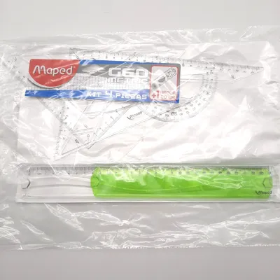 Zdjęcie produktu dla Zestaw linijki Maped 4 sztuki + prezent (linijka 20 cm)