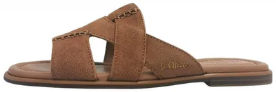 Productafbeelding van s.Oliver Damenschuhe Sandalen Bequem Pantolette Braun Freizeit