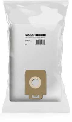 Productafbeelding van SQOON® Stofzuigerzakken Geschikt voor Nilfisk Power en Select Series - Hoogwaardige kwaliteit - 10 stuks