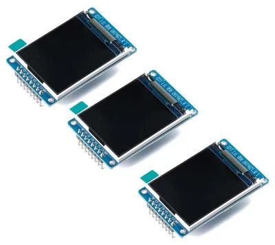 Produktbild von GERUI 3pcs 1,77 Zoll/1,8 Zoll für TFT LCD Display Modul 128x160 High-Definition mit IPS Farbbildschirm 2,7V – 3,3V kompatibel mit Arduino und Raspberry Pi inklusive