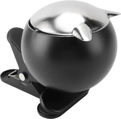 Obrázek produktu pro Windproof Clip Ash Tray Innovative Stylish Polished Decorative Cigar Ashtray with Lid for Bar Internet Cafe KTV Office Table Frosted Black