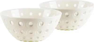 Imagen del producto de Guzzini Le Murrine, juego de 2 cuencos, 12 cm, color perla/blanco/perla