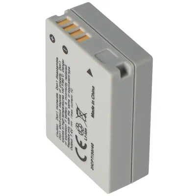 Produktbild von AccuCell Akku passend für Canon NB-10L, PowerShot SX40 HS, Li-Ion 7,4 Volt, 750-950mAh Abmessungen 45,5x32,4x15,2mm