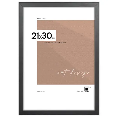 Immagine prodotto di LUCA® Frames, FDM, cornice, colore nero, 21x30 cm