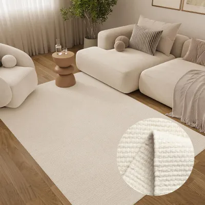 Produktbild von Tapiso HAND MADE Teppich LONI flach, pflegeleicht, Wolle & Baumwolle, modern 120 x 170 cm