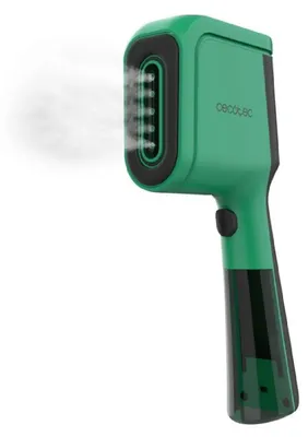 Imagen del producto de Cecotec Plancha vertical de 1500W, lista para usar en 30 segundos, IronHero V-1500 DualBrush, color verde menta