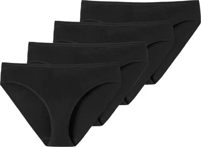 Produktbild von Schiesser 4er Pack 95/5 Baumwolle Tai Slip Besonders flache Nähte und supersofter Bund , Optimaler Tragekomfort, Seidigweiche, elastische Single-Jersey-Qualität