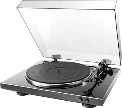 Obrázek produktu pro Gramofon DENON s řemenovým pohonem plně automatický 33 1/3u.45rpm bw DP300FBKE2
