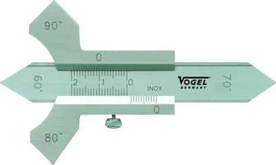 Produktbild von Vogel Schweißnahtlehre Inox0-20mm i.Etui, 474403