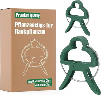 Image de 96 clips pour plantes Tomates Concombres Rosiers grimpants Supports pour plantes grimpantes Set