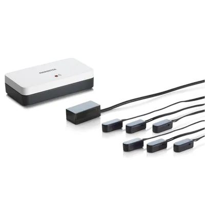 Produktbild von Infrarotverlängerung- Marmitek Invisible Control 6 - Bedienen von 6 Geräte in einem geschlossenen Schrank - kompatibel mit allen europäischen TV Decodern - extra kleiner Empfänger - Infrarot Repeater