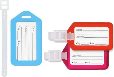 Produktbild von 3 Stück Kofferanhänger Adressschild Koffer Anhänger Reise Namensschilder Luggage ID Tag Gepäckanhänger