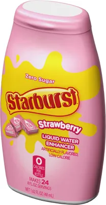 Produktbild von Starburst - Strawberry Liquid Water Enhancer Zero Sugar 48ml
