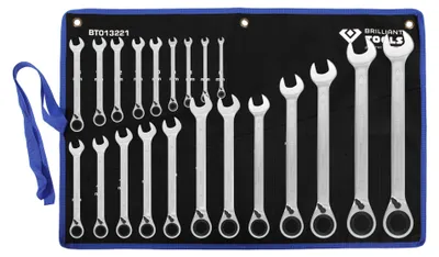 Image de Brilliant Tools BT 0013221 - Jeu de clés mixtes à cliquet réversibles 6 - 32