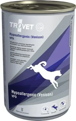 Image de Trovet VPD Venaison hypoallergénique pour chiens boîte 400g