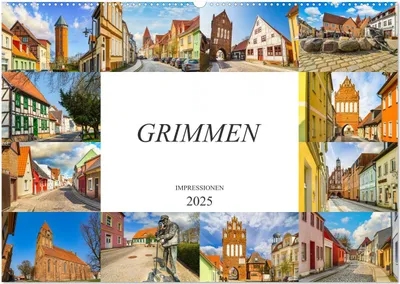 Produktbild von Grimmen Impressionen (Wandkalender 2025 DIN A2 quer), CALVENDO Monatskalender