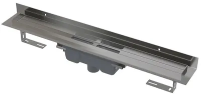 Produktbild von Bodenablauf Alcaplast APZ1016-650 Wandablauf mit Rand, vertikaler Ablauf APZ1016-65