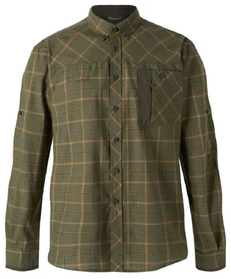 Produktbild von Pinewood 5329 Wolf Hemd Green/Terracotta (704) L