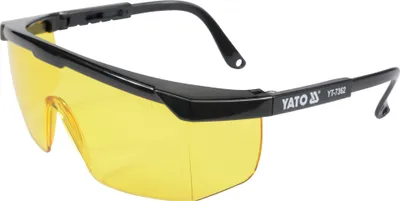 Produktbild von Yato YT-7362, Schutzbrille, Unisex, Schwarz, Gelb, Nylon, Polycarbonat