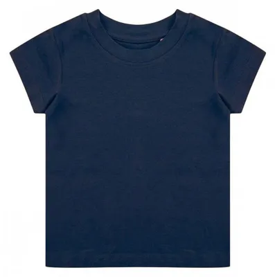 Imagen del producto de Larkwood - Camiseta para bebé, algodón orgánico, modelo LT5119 (80) (Azul marino)