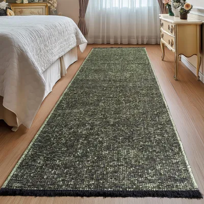Zdjęcie produktu dla Carpetsale24 Dywan Bawe?niany Chenille Prany Styl Boho Antypo?lizgowy Mi?kki do Salonu i Sypialni, Rozmiar: 80x250 cm
