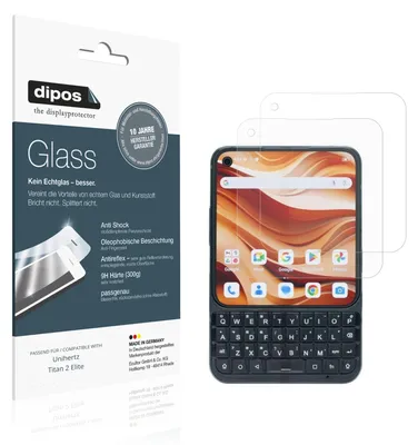 Image de 2x Protection ecrán pour Unihertz Titan 2 Elite mat Verre souple Film Protecteur 9H dipos
