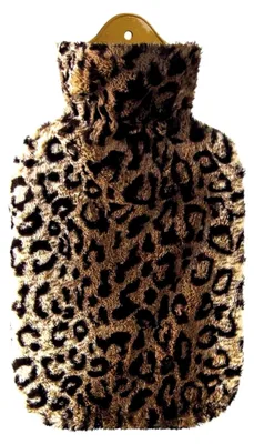 Produktbild von Wärmflasche mit Leopardenmuster und 2 Litern Fassungsvermögen