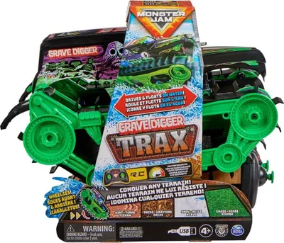 Obrázok produktu pre Monster Jam MJC RDC GraveDgr Trax GML, vozidlo, 4 rok / roky, AA, Čierna, Zelená