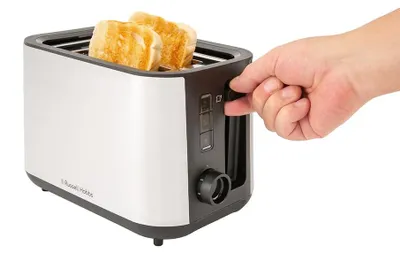 Produktbild von Russell Hobbs Toaster 2 Scheiben extra breit 6 Stufen Edelstahl 27390-56