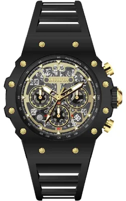 Immagine prodotto di Invicta Racing 69650 Orologio da Uomo - Movimento al Quarzo - Acrilico con Quadrante Oro - 43 mm