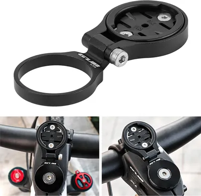 Immagine prodotto di Supporto per manubrio per computer da bici, ricambio regolabile per Garmin Wahoo Bryton Cateye