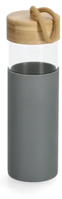 Produktbild von Tragbare Trinkflasche mit Silikonhülle, 500 ml