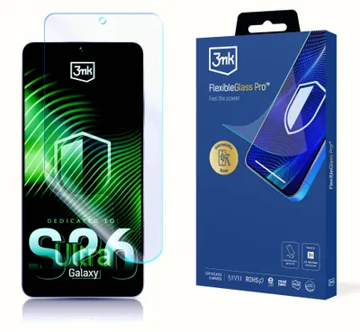 Produktbild von 3mk FlexibleGlass Pro Samsung Galaxy S26 Ultra Hybridglas Bruchfest Transparent