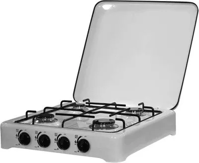 Obrázok produktu pre Plynový sporák so 4 horákmi, 49 x 49 x 13 cm